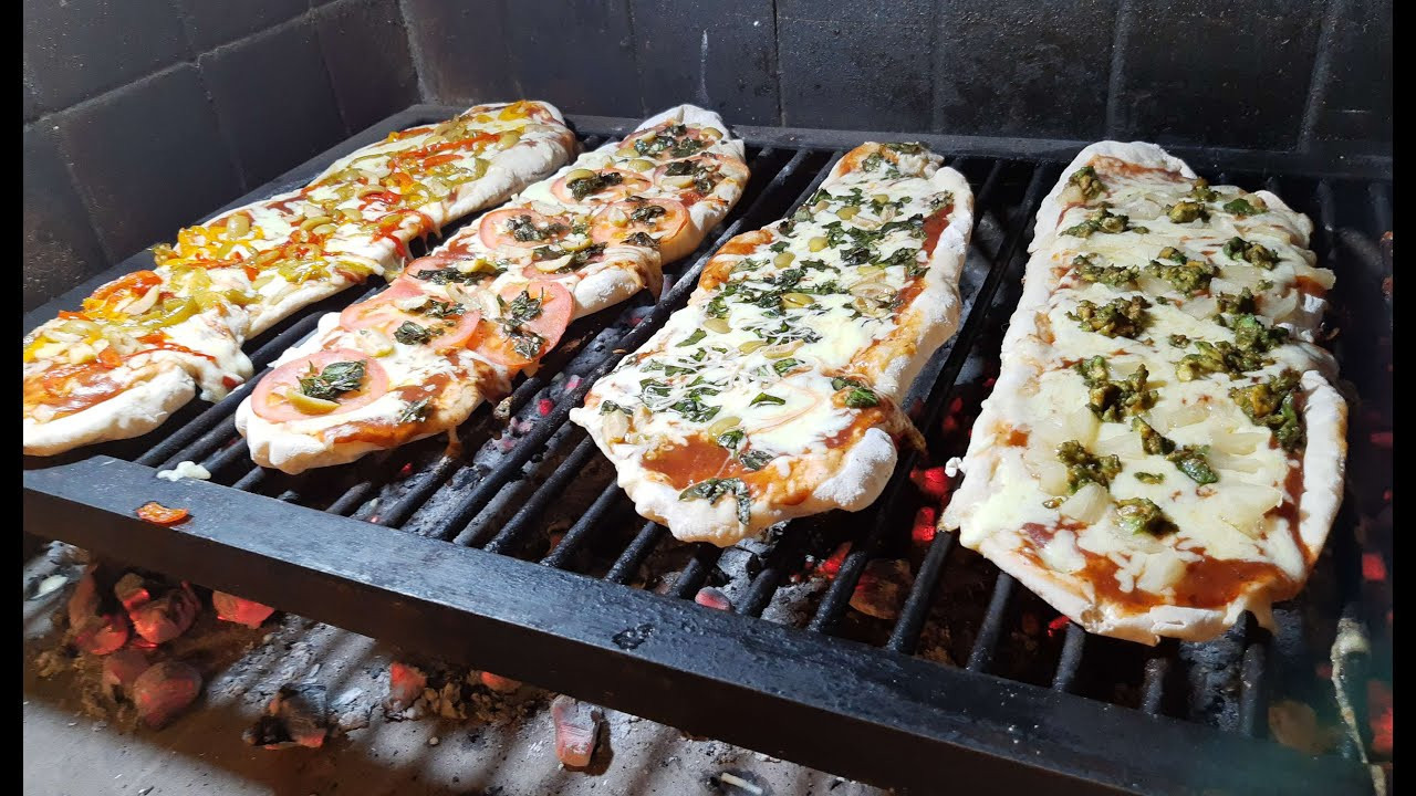 Pizza a la parrilla. Foto: Cucinare