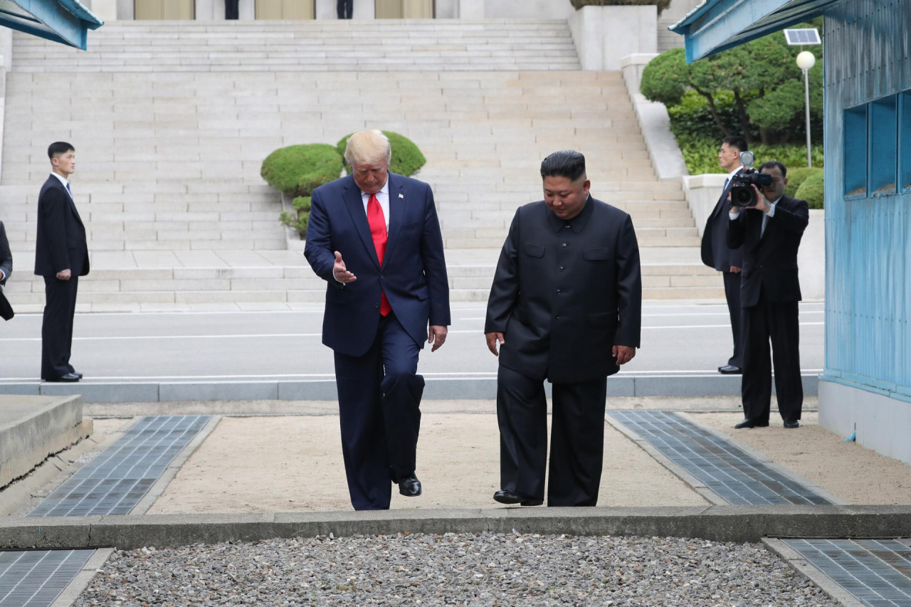 Donald Trump y Kim Jong-Un. Foto: EFE.