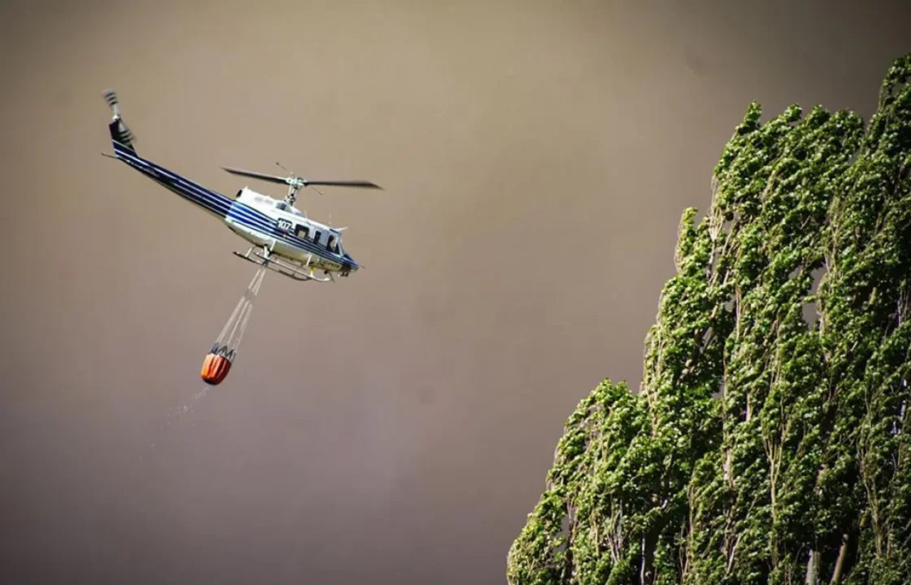 Incendios en la Patagonia. Foto: NA.