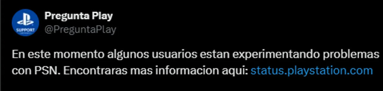 Se cayó PlayStation Network. Foto: captura