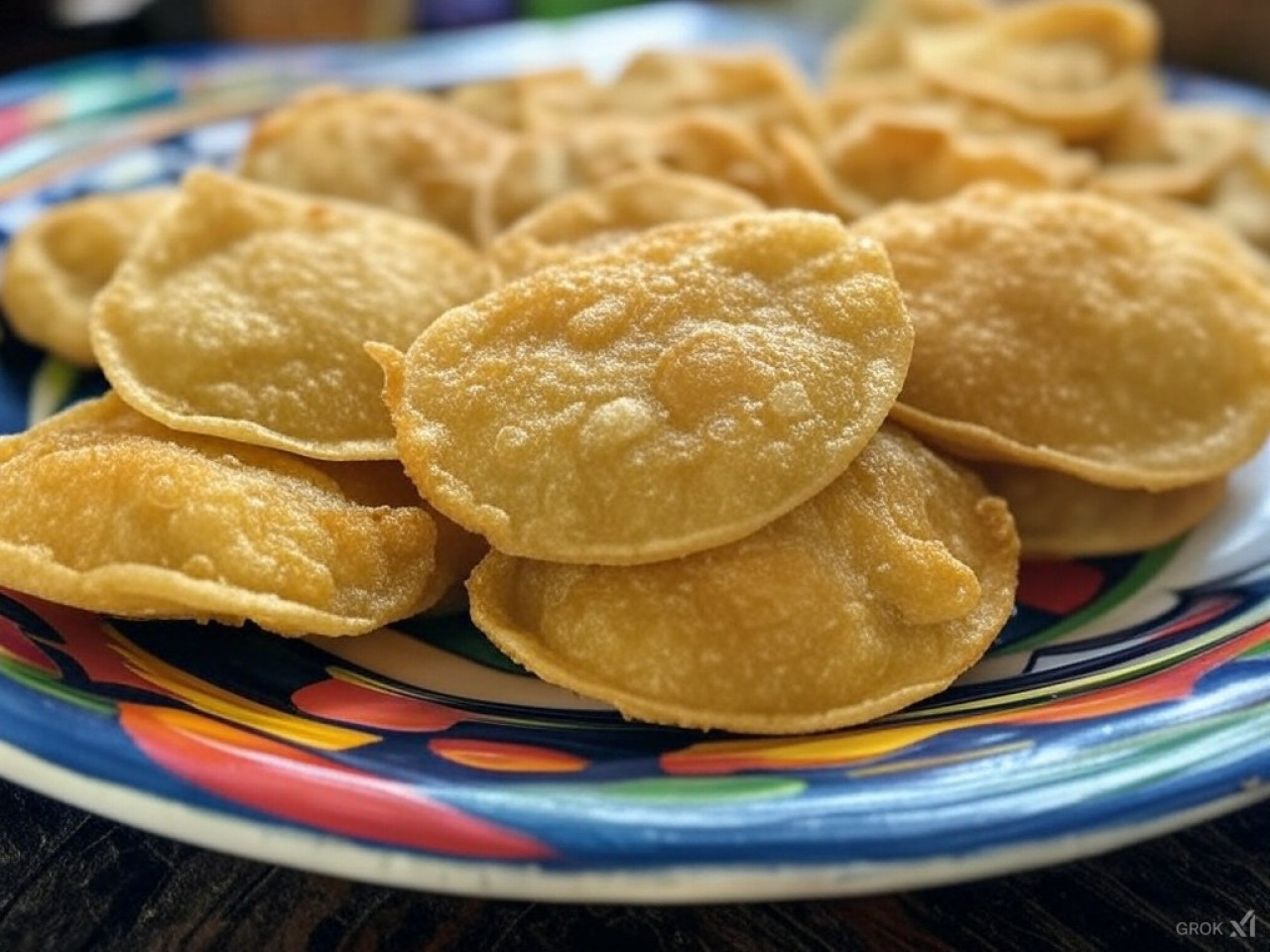 Tortas fritas. Foto: X/Grok.