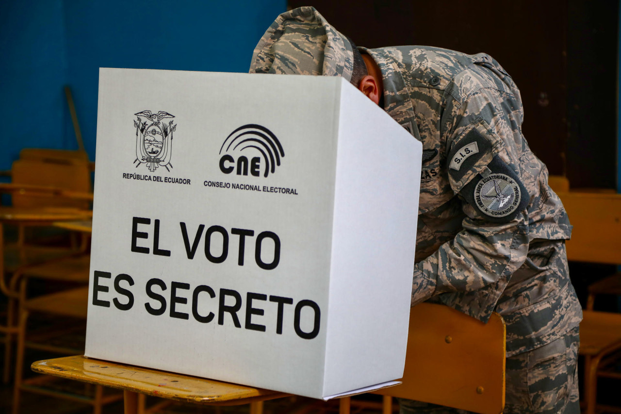 Elecciones en Ecuador. Foto: EFE.