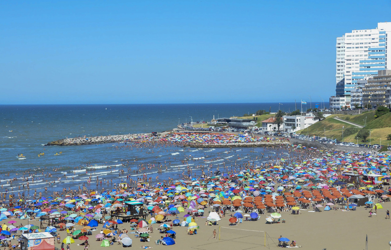 Mar del Plata. Foto: NA/Jose Scalzo.