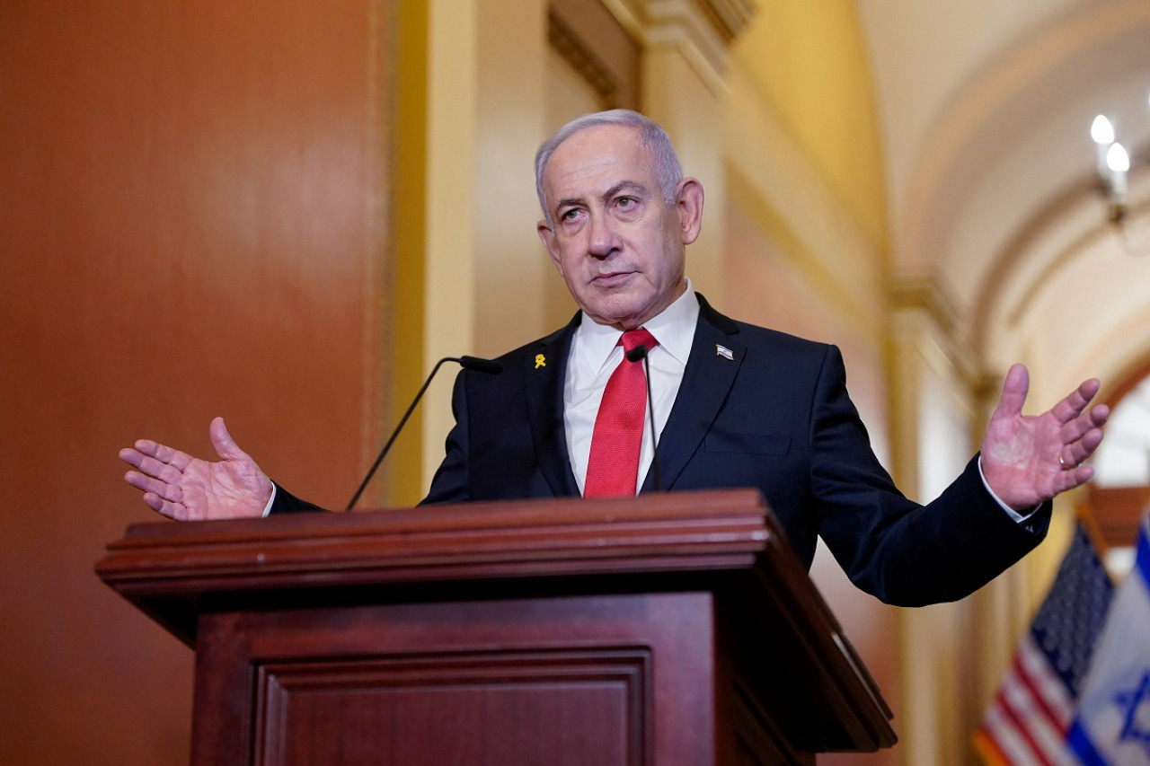 Benjamín Netanyahu, primer ministro de Israel. Foto: Reuters (Nathan Howard)