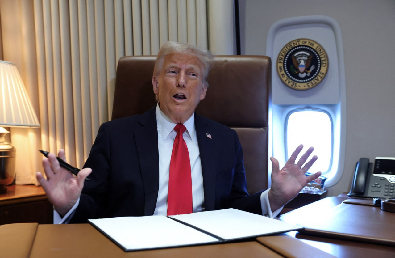 Donald Trump, presidente de Estados Unidos. Foto: Reuters (Kevin Lamarque)