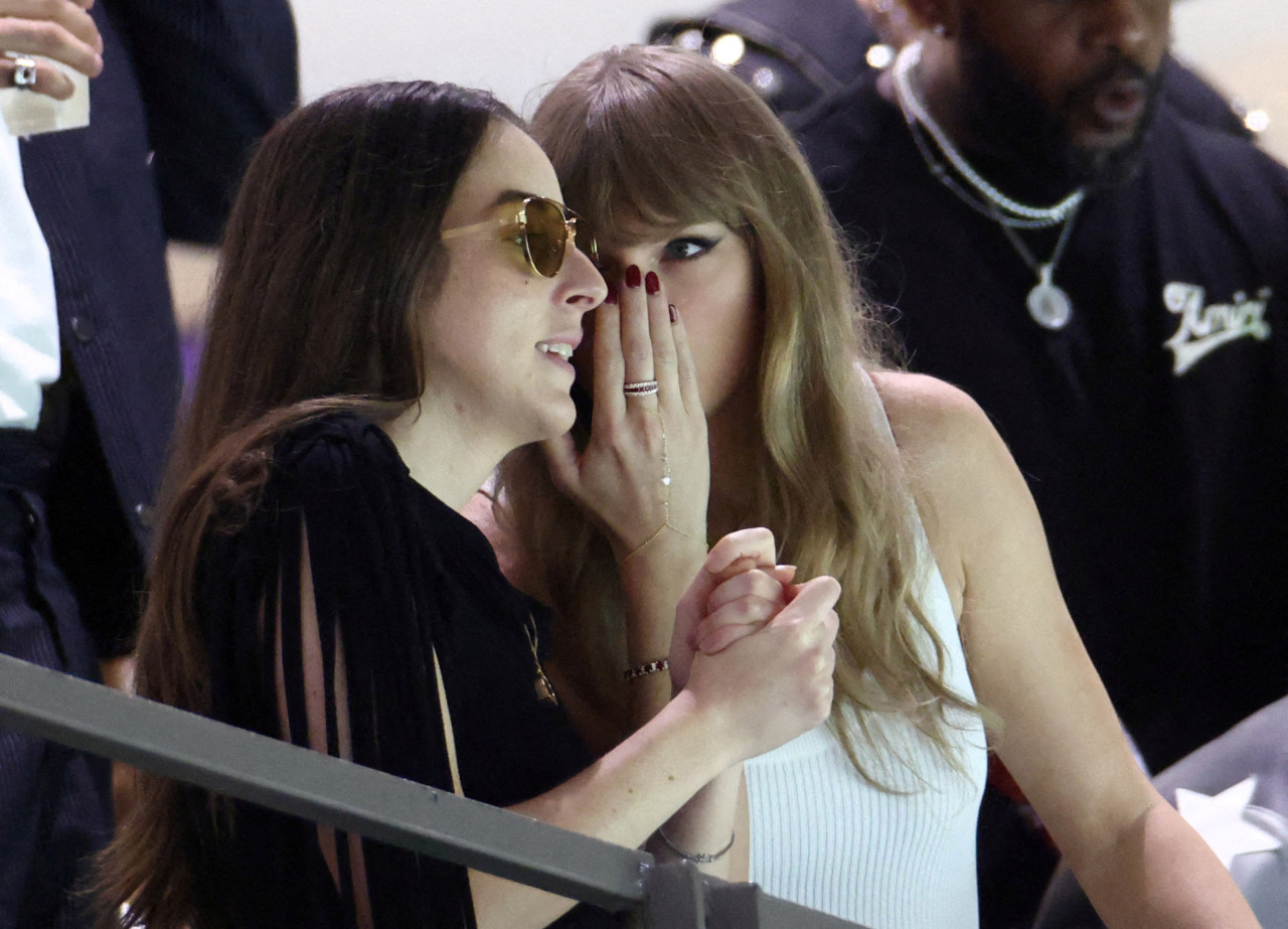 Taylor Swift en el Super Bowl. Foto: Reuters