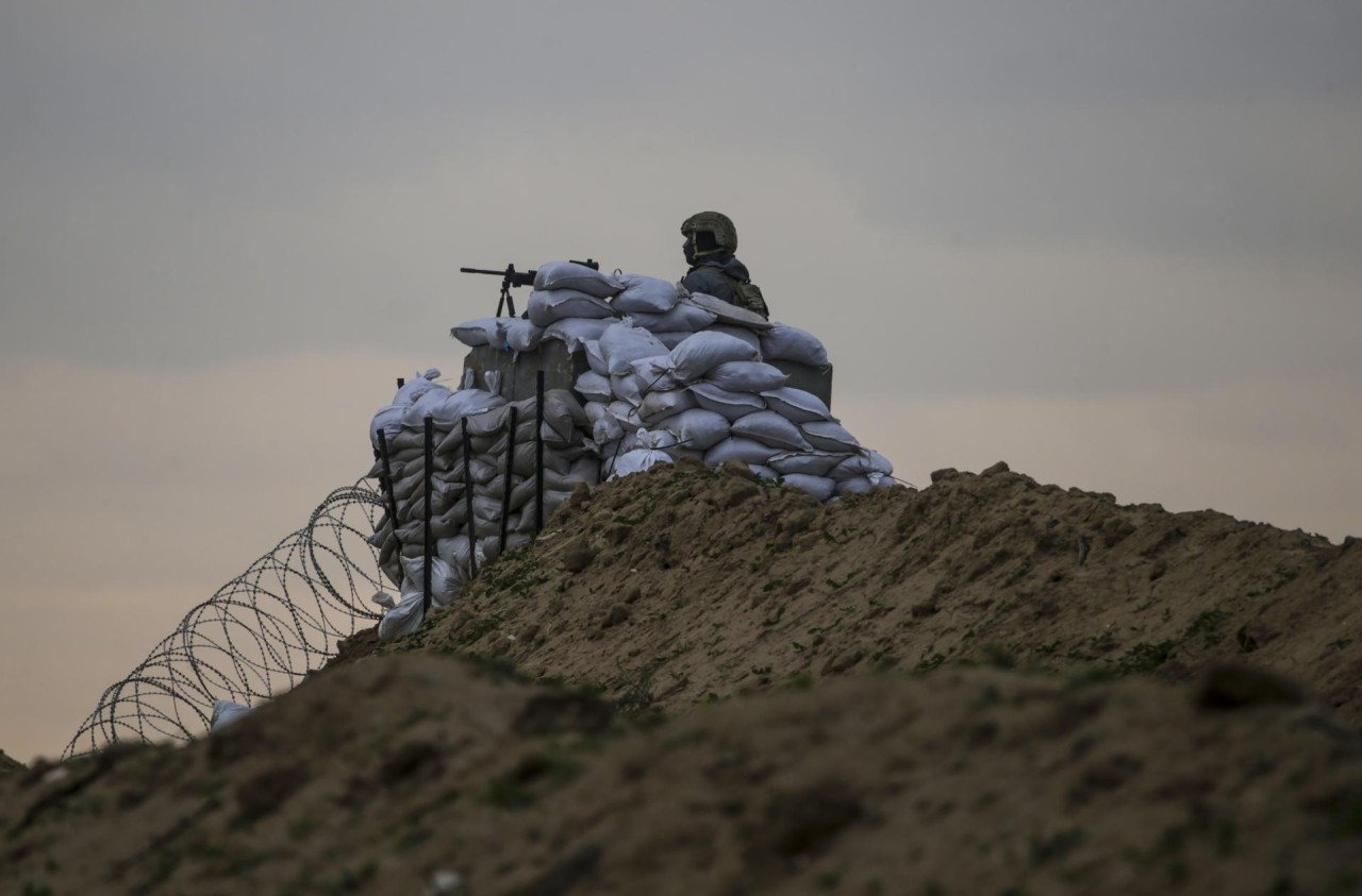 Ejército de Israel en la Franja de Gaza. Foto: EFE (Mohamed Saber)