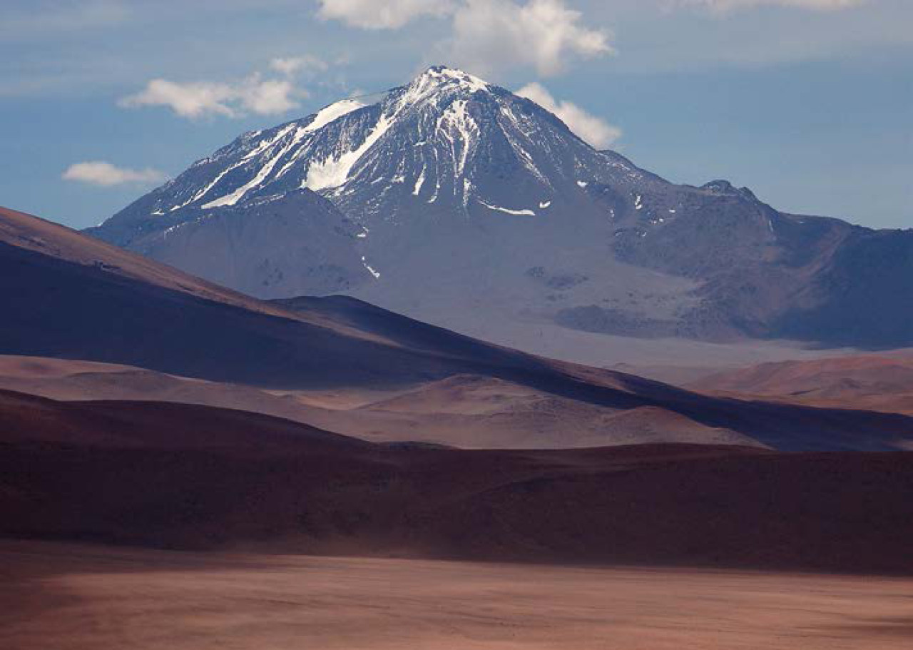 Volcán el Llullaillaco. Foto argetina.gob.ar