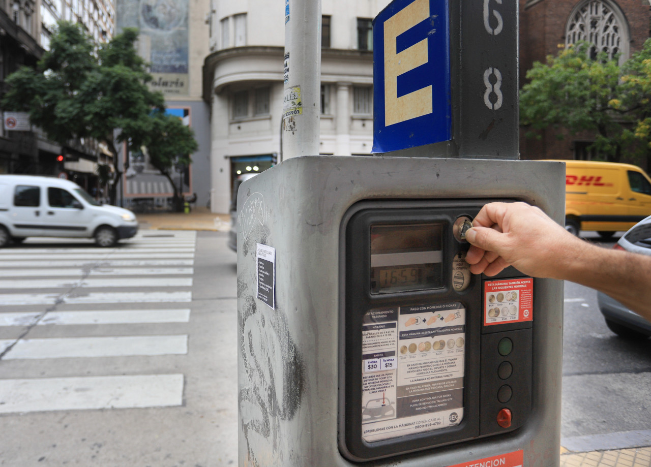 Estacionar en Buenos Aires. Foto: NA / Mariano Sánchez