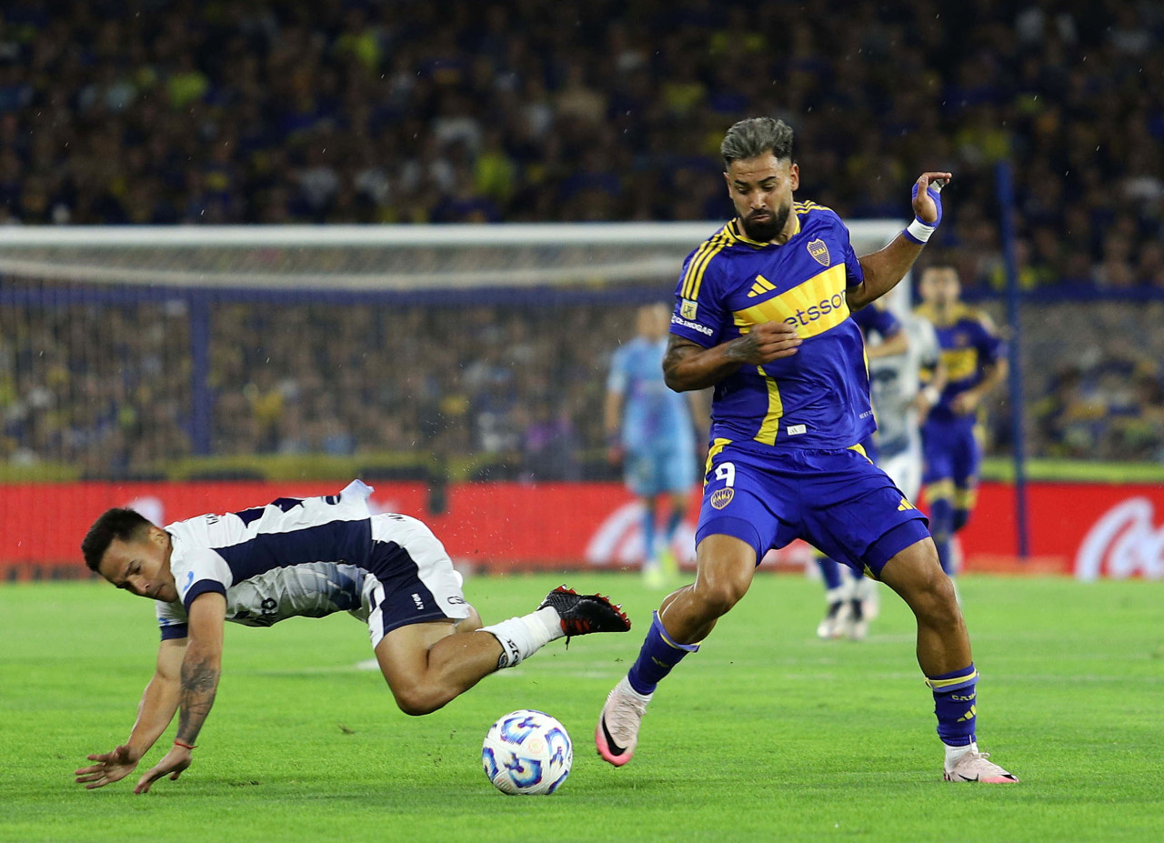 Milton Giménez, Boca vs Independiente Rivadavia. Foto: NA/Mariano Sanchez