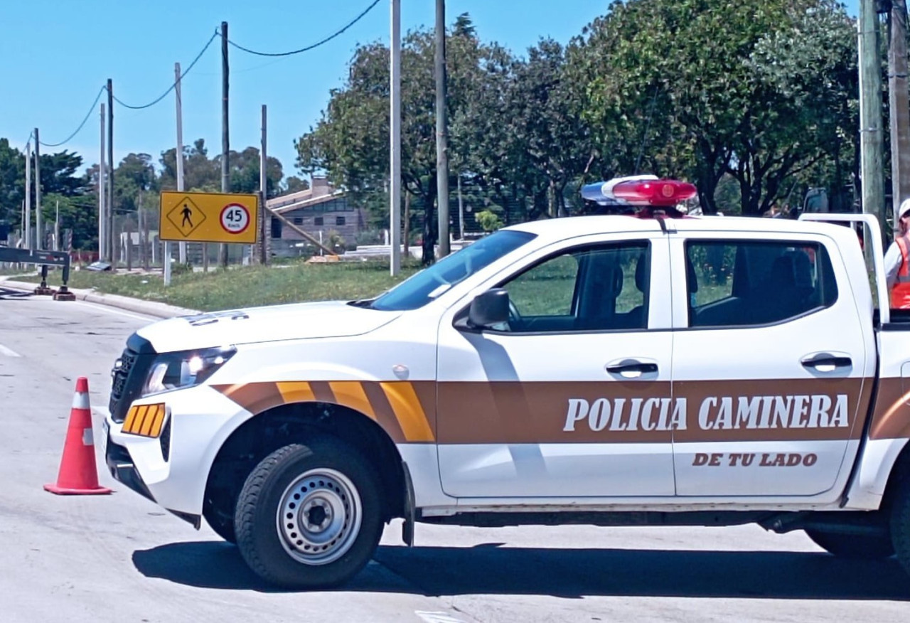 Policía Caminera de Uruguay. Foto: X @DNPCaminera