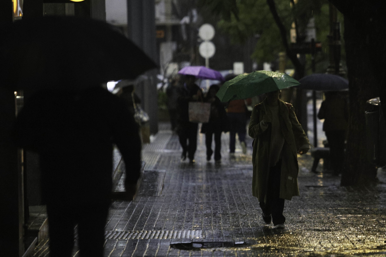 Lluvias, tormentas. Foto: NA/Mariano Sánchez.