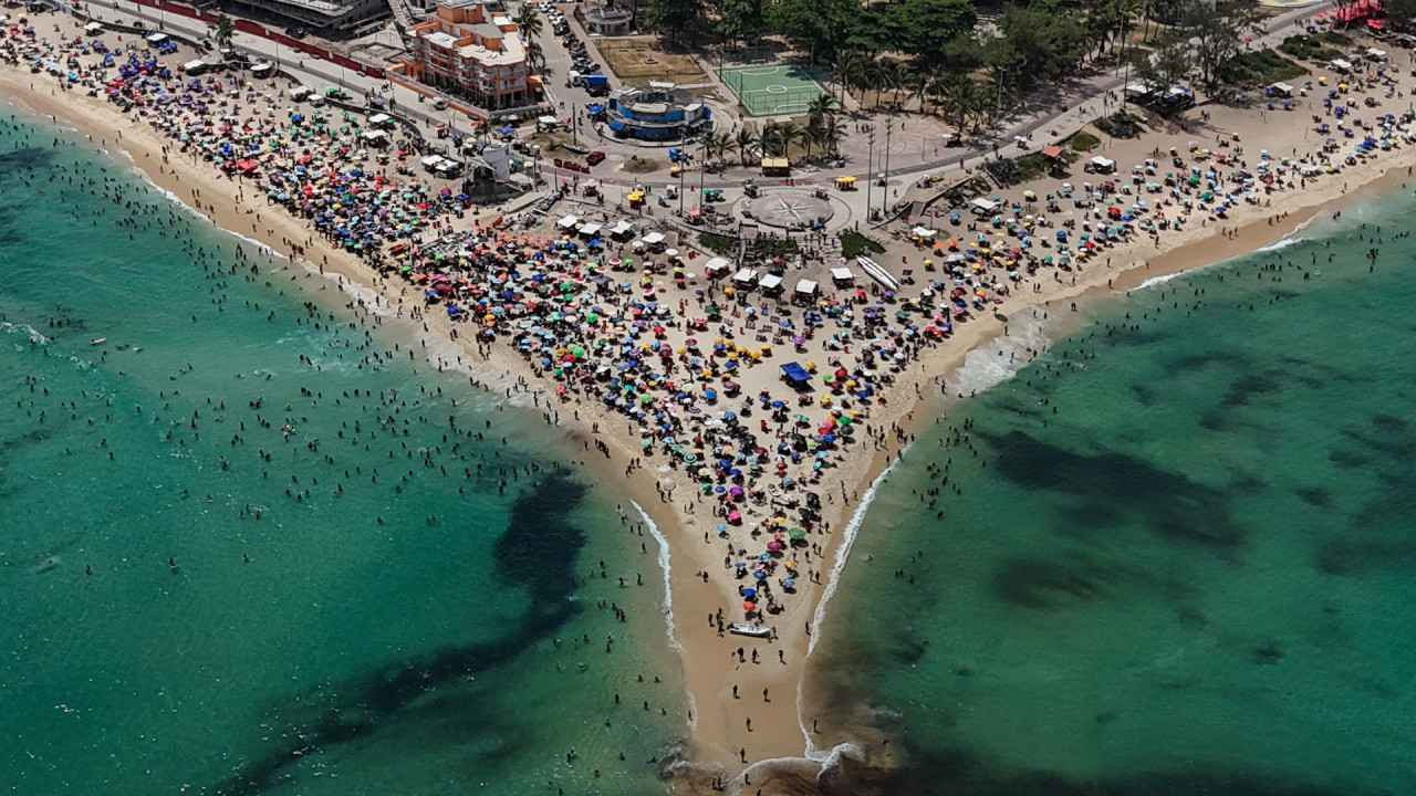 Ola de calor en Brasil. Foto: EFE.