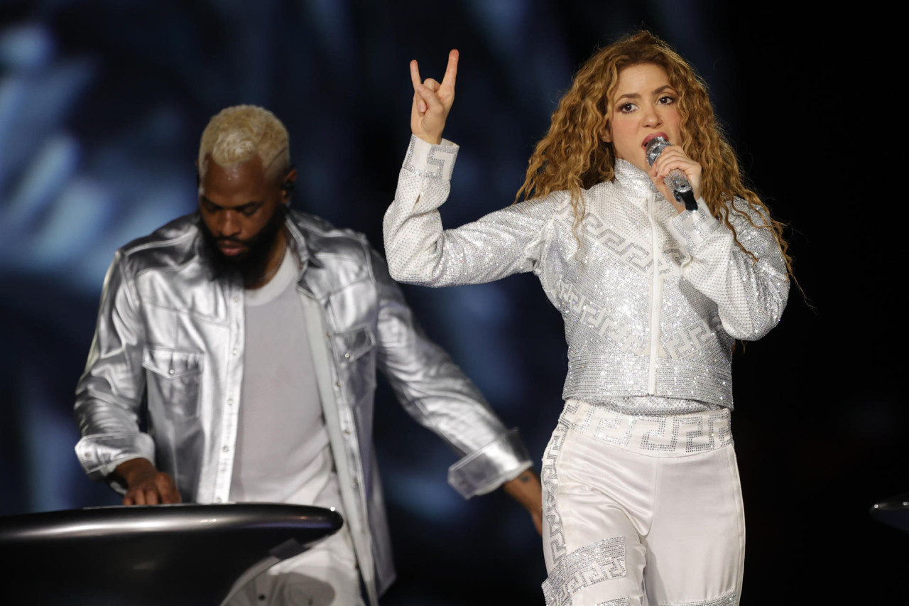 Shakira, concierto en Brasil. Foto: EFE/Andre Coelho.