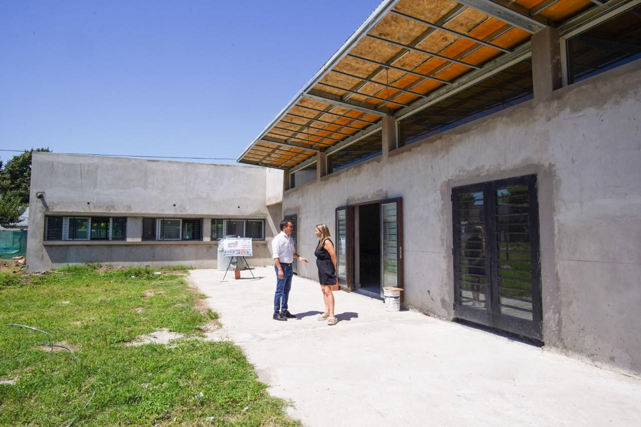 Avances en la edificación del Centro Comunitario de Salud Mental en Florencio Varela.