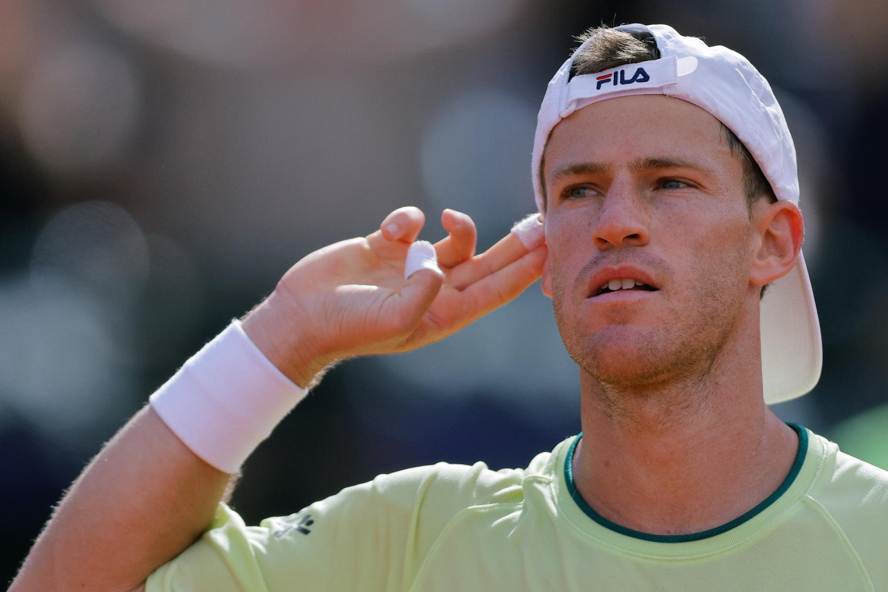 Diego Schwartzman en el Argentina Open. Foto: EFE.