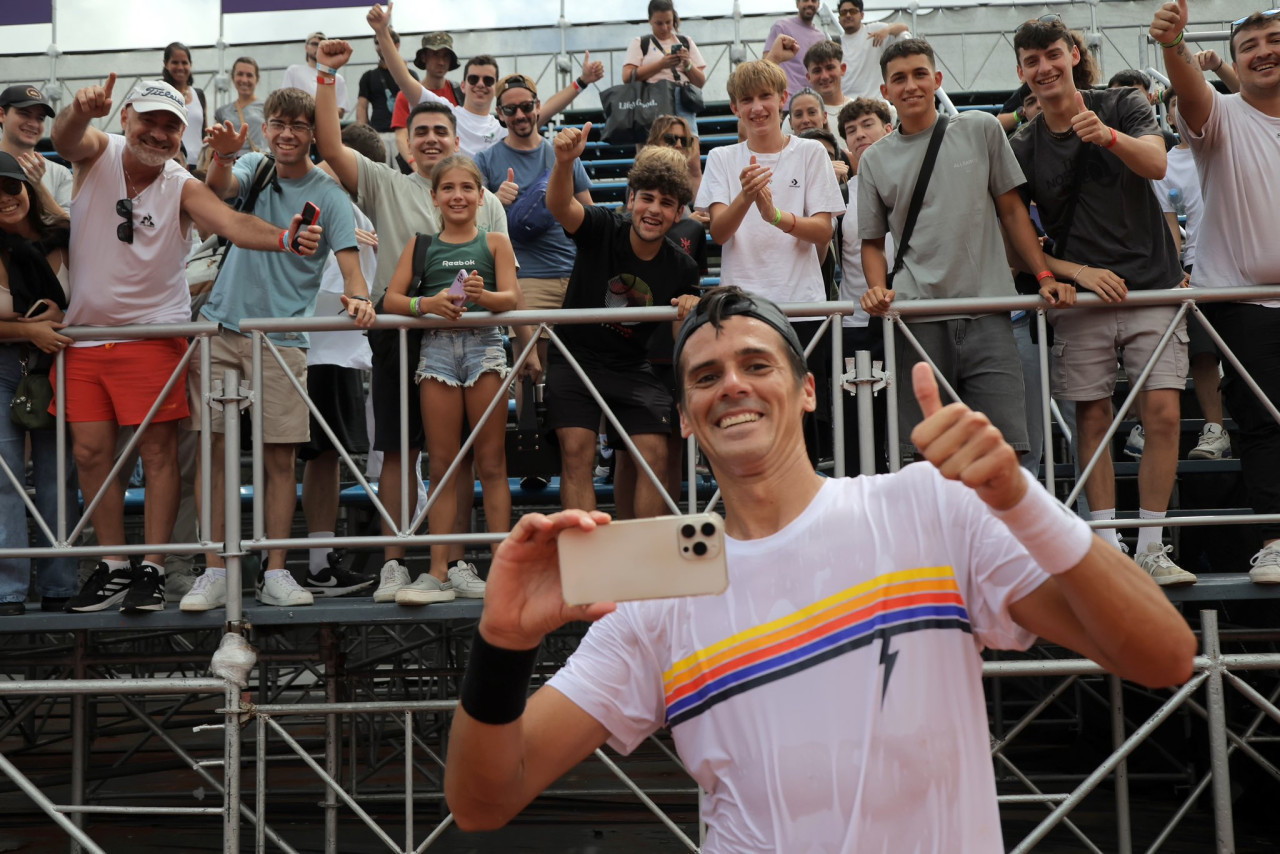 Federico Coria en el Argentina Open. Foto: @ArgentinaOpen.