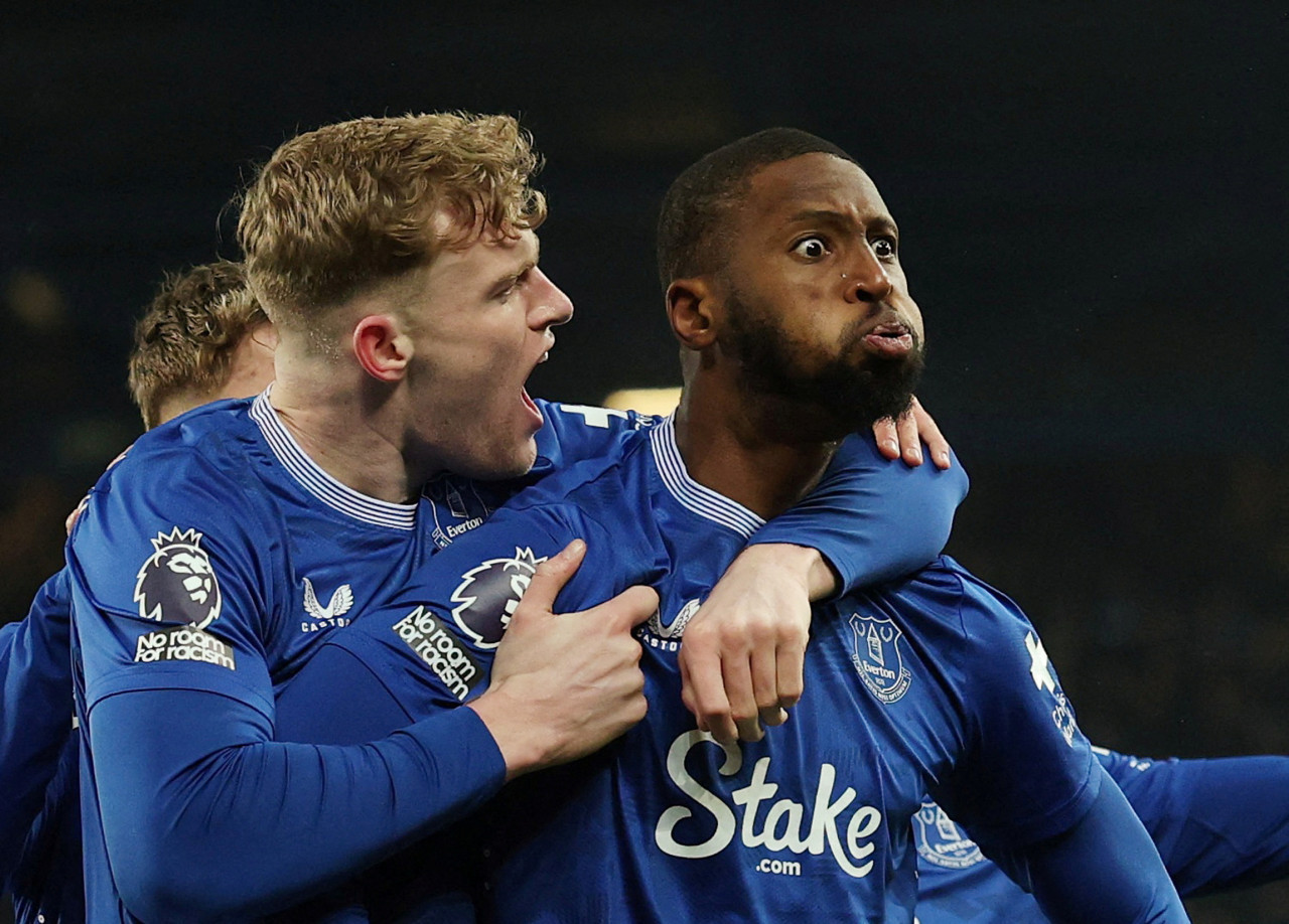 El Everton empató el partido a los 98 minutos. Foto: Reuters/Phil Noble