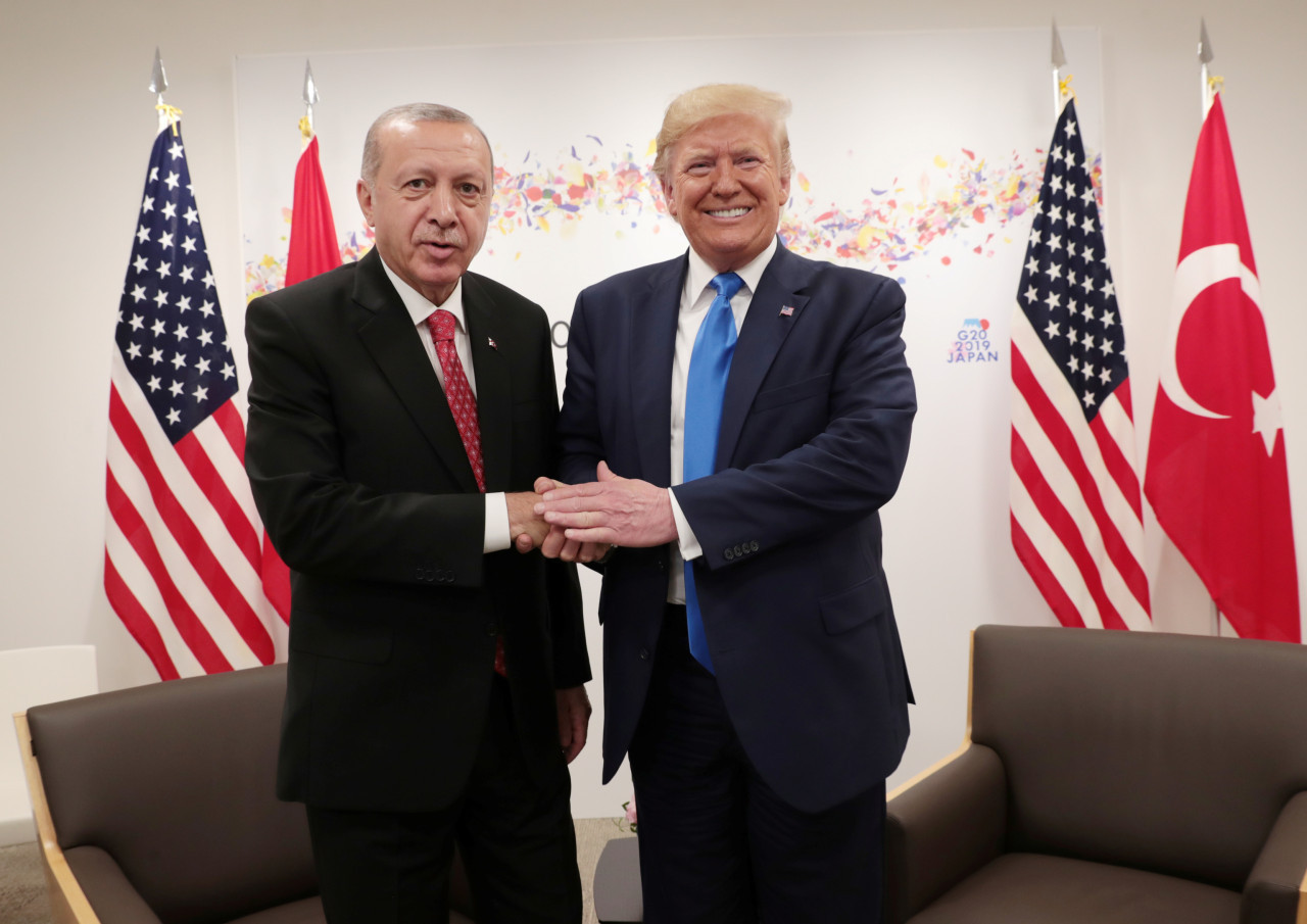 Recep Tayyip Erdogan y Donald Trump. Foto: REUTERS.