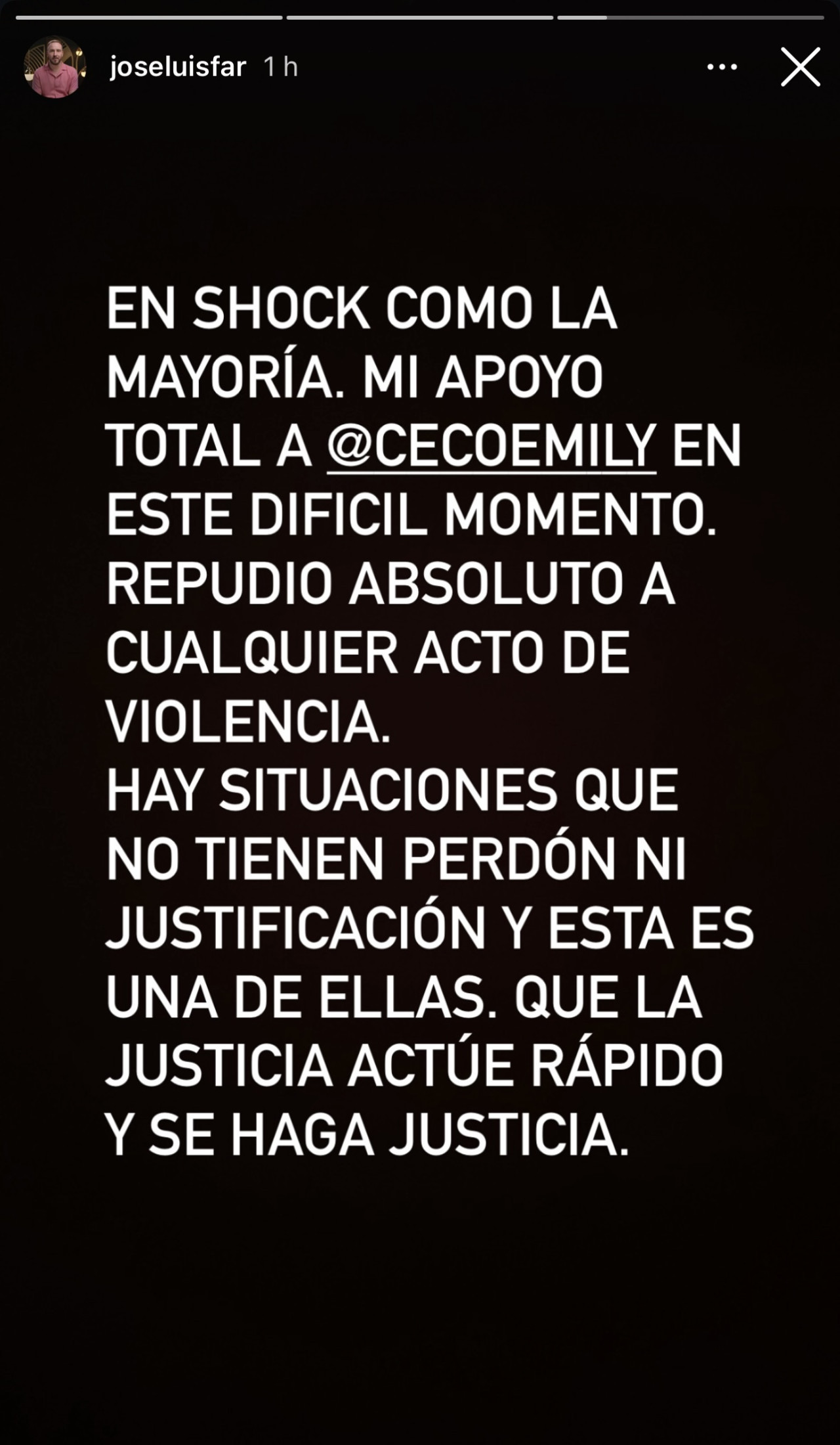 El apoyo de los participantes de Love is Blind a Emily en Instagram tras la denuncia contra Santiago. Foto Instagram