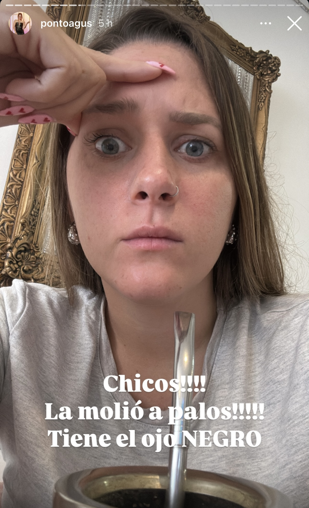 El descargo de Agustina, la participante que tuvo una cita a ciegas con Santiago. Foto Instagram