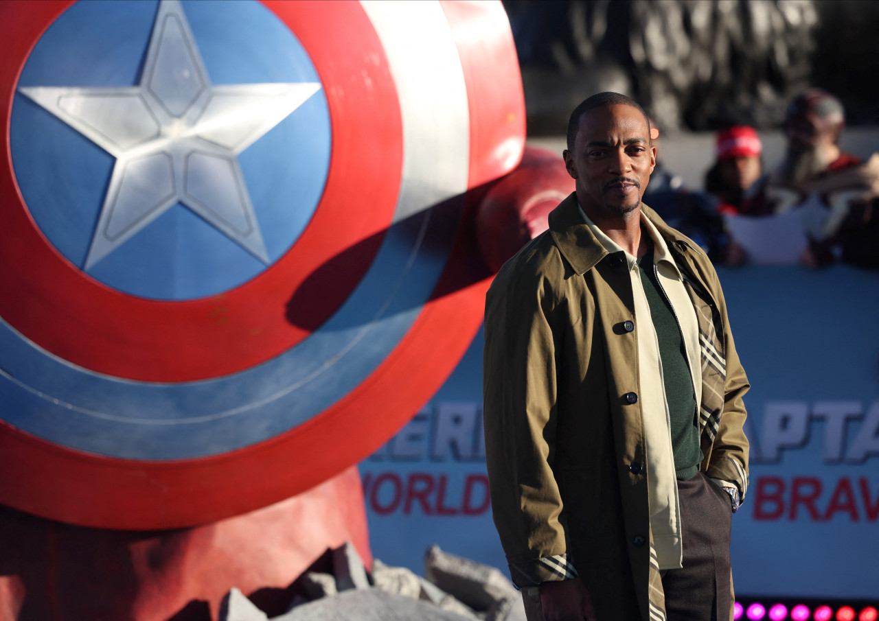 Anthony Mackie, actor de Capitán América. Foto: Reuters/Isabel Infantes