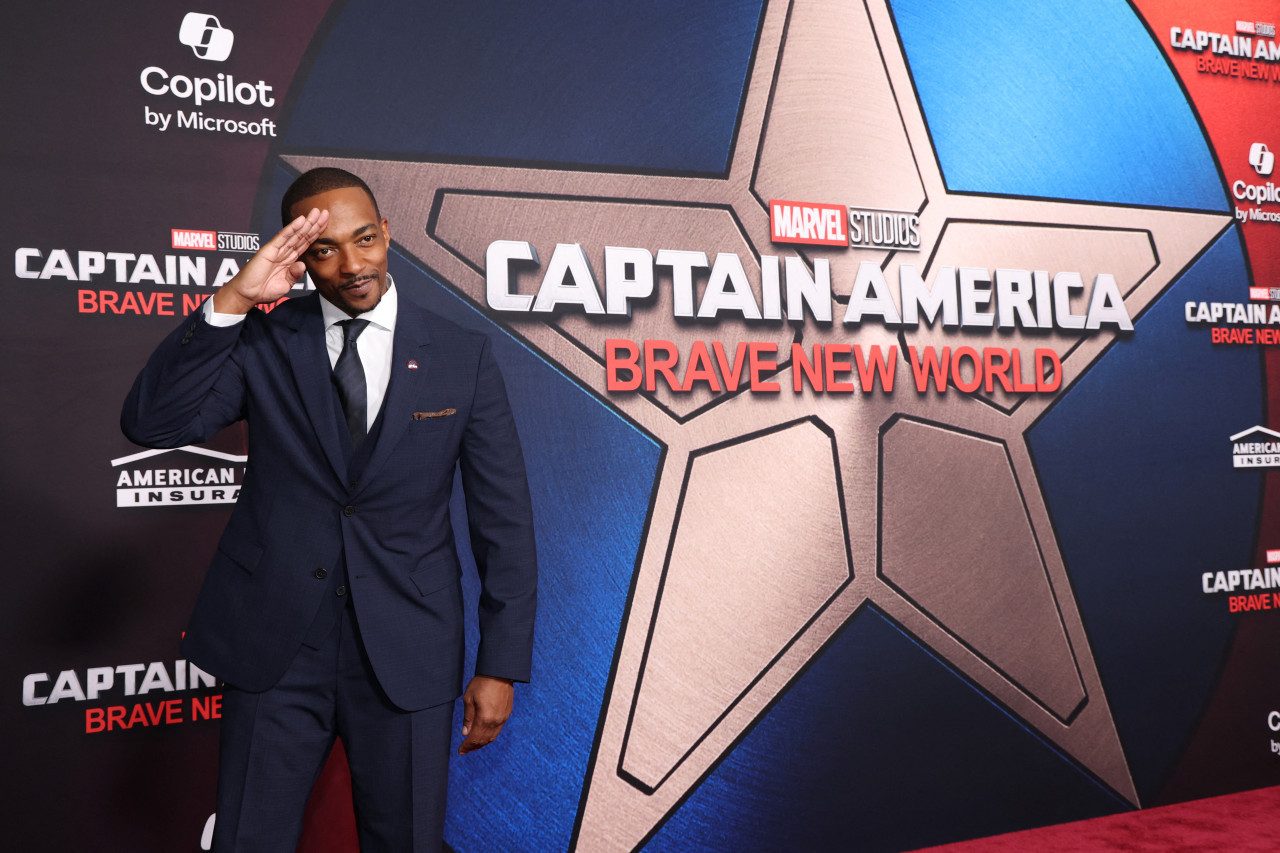 Anthony Mackie, actor de Capitán América. Foto: Reuters/Mario Anzuoni