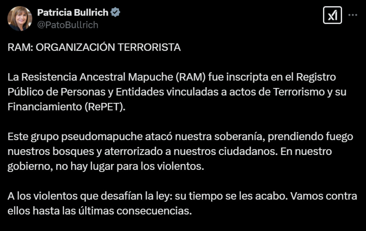 El Gobierno declaró a la RAM como 