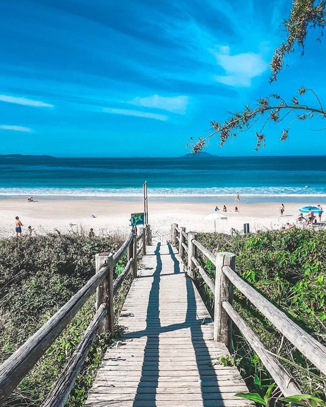 Praia de Quatro Ilhas, Brasil. Foto Instagram @bombinhasoficial