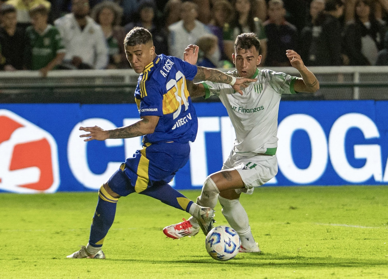 Banfield vs Boca; Torneo Apertura 2025. Foto: X @CAB_oficial