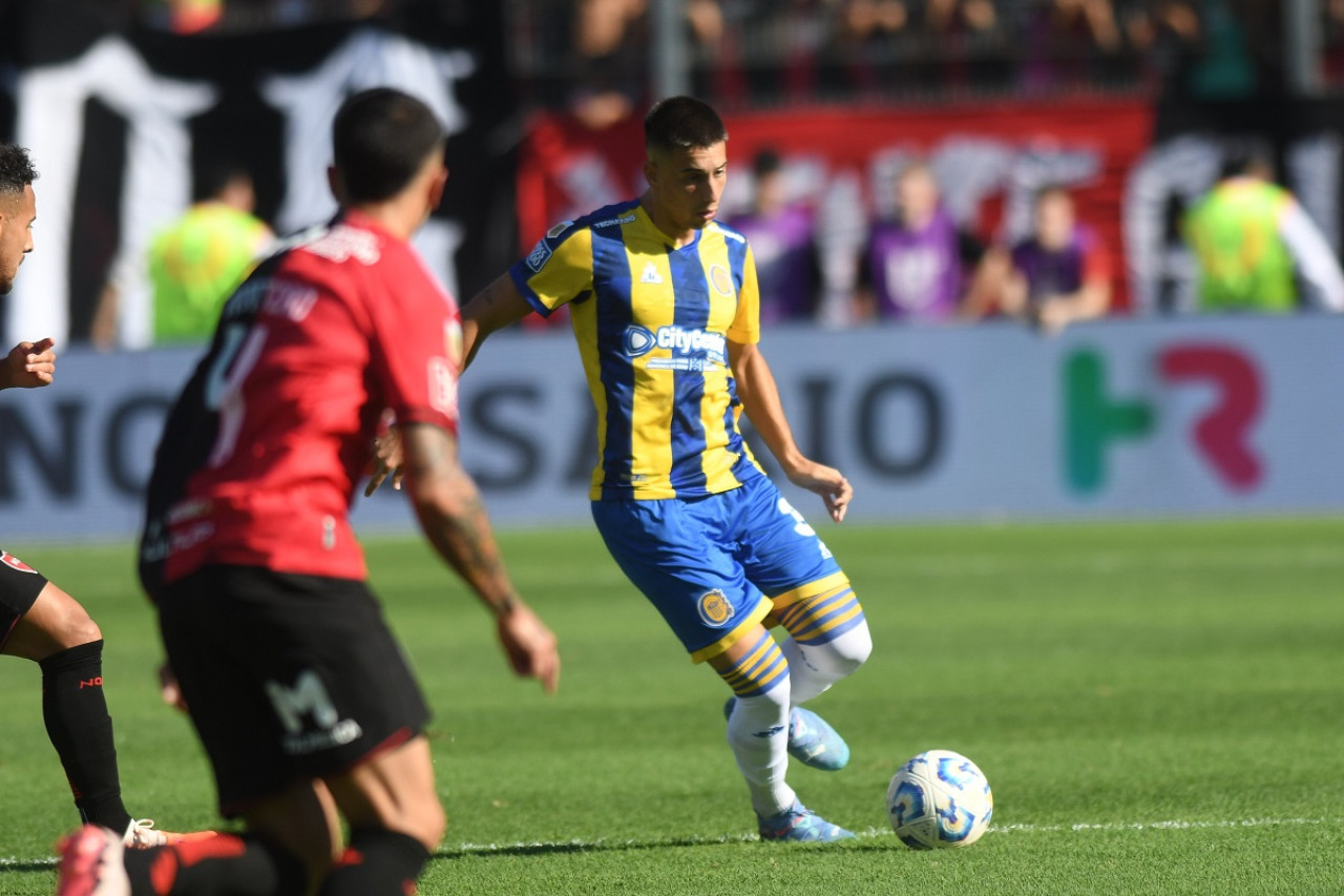 Agustín Sández; Newells vs. Rosario Central. Foto: X @RosarioCentral.