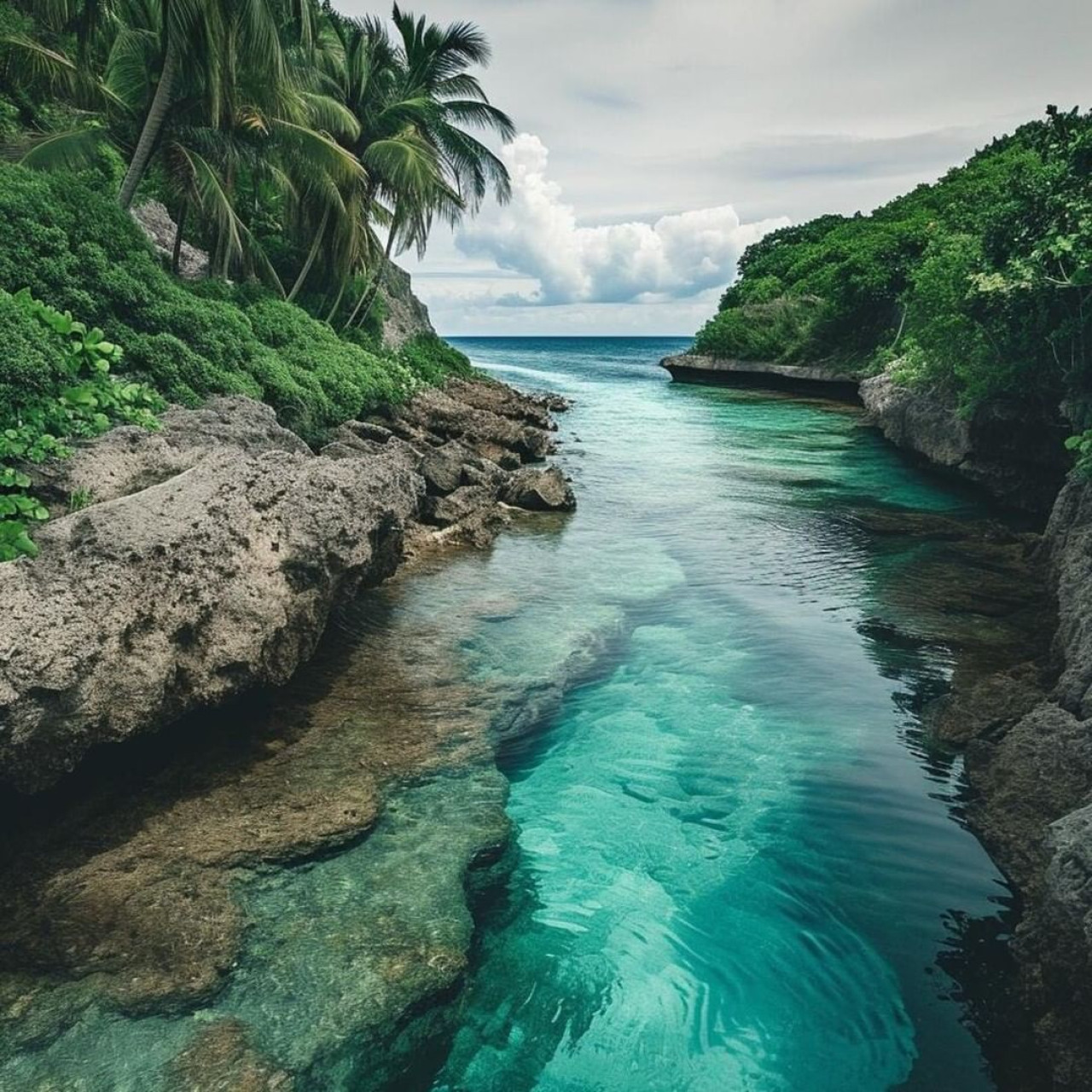 Nauru, la isla nación perdida en el Pacífico. Foto X @RenderNature