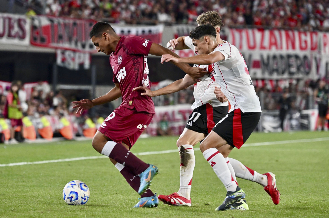 River Plate vs Lanús; Torneo Apertura 2025. Foto: NA/Juan Foglia