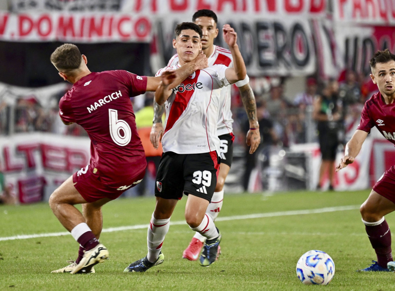 River Plate vs Lanús; Torneo Apertura 2025. Foto: NA/Juan Foglia