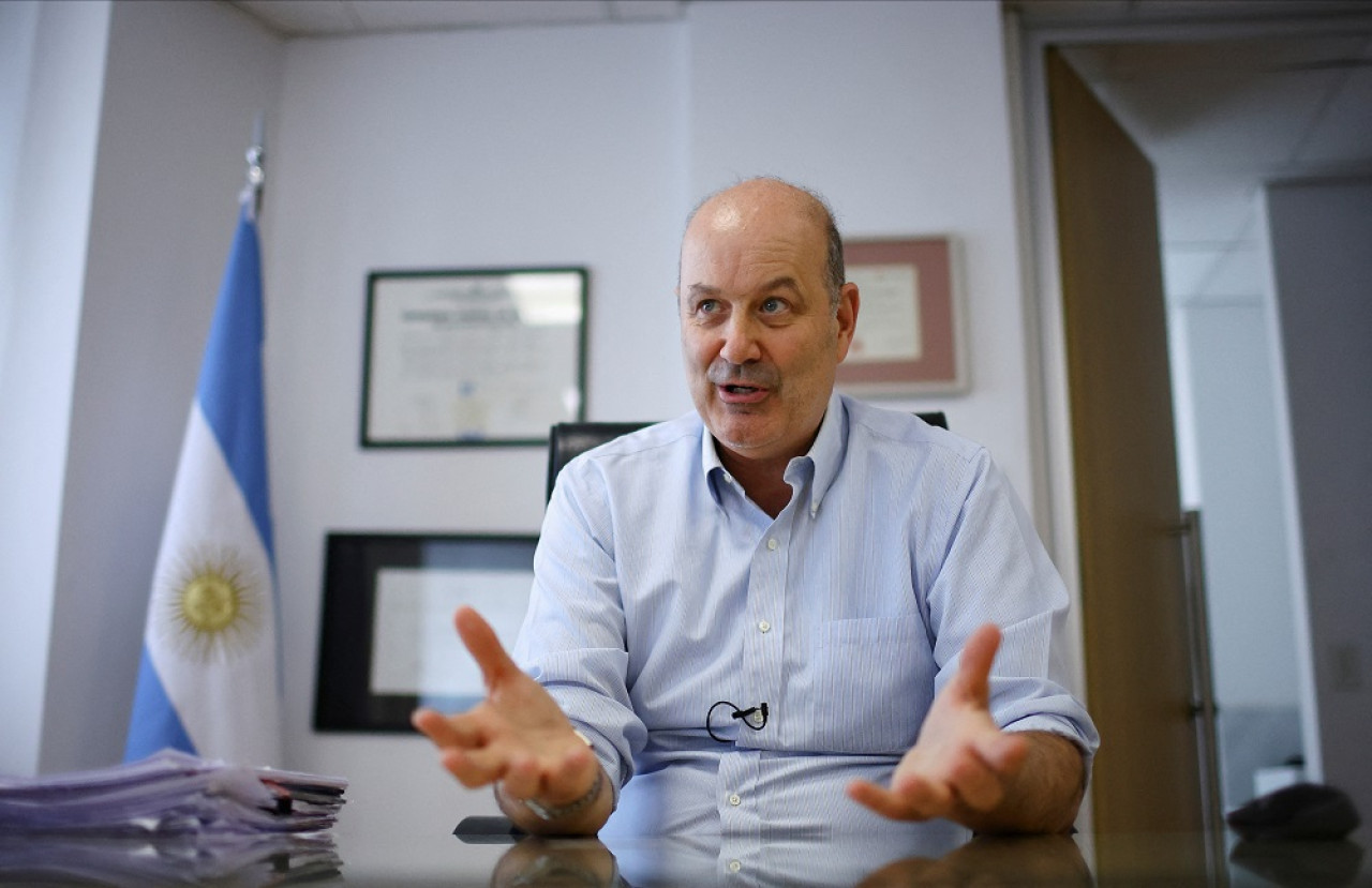 Federico Sturzenegger, ministro de Desregulación y Transformación del Estado. Foto: Reuters.