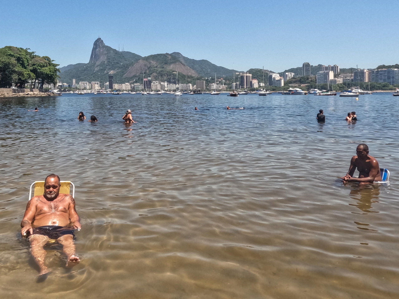 Río de Janeiro entra al nivel 4 de calor. Foto: EFE/Antonio Lacerda