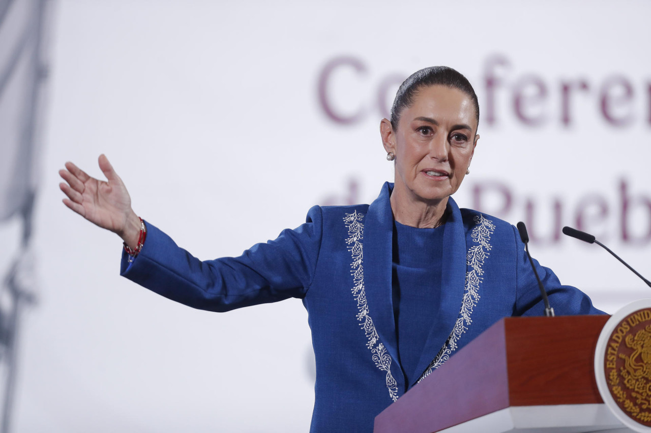 Claudia Sheinbaum, presidenta de México. Foto: EFE/ Isaac Esquivel.