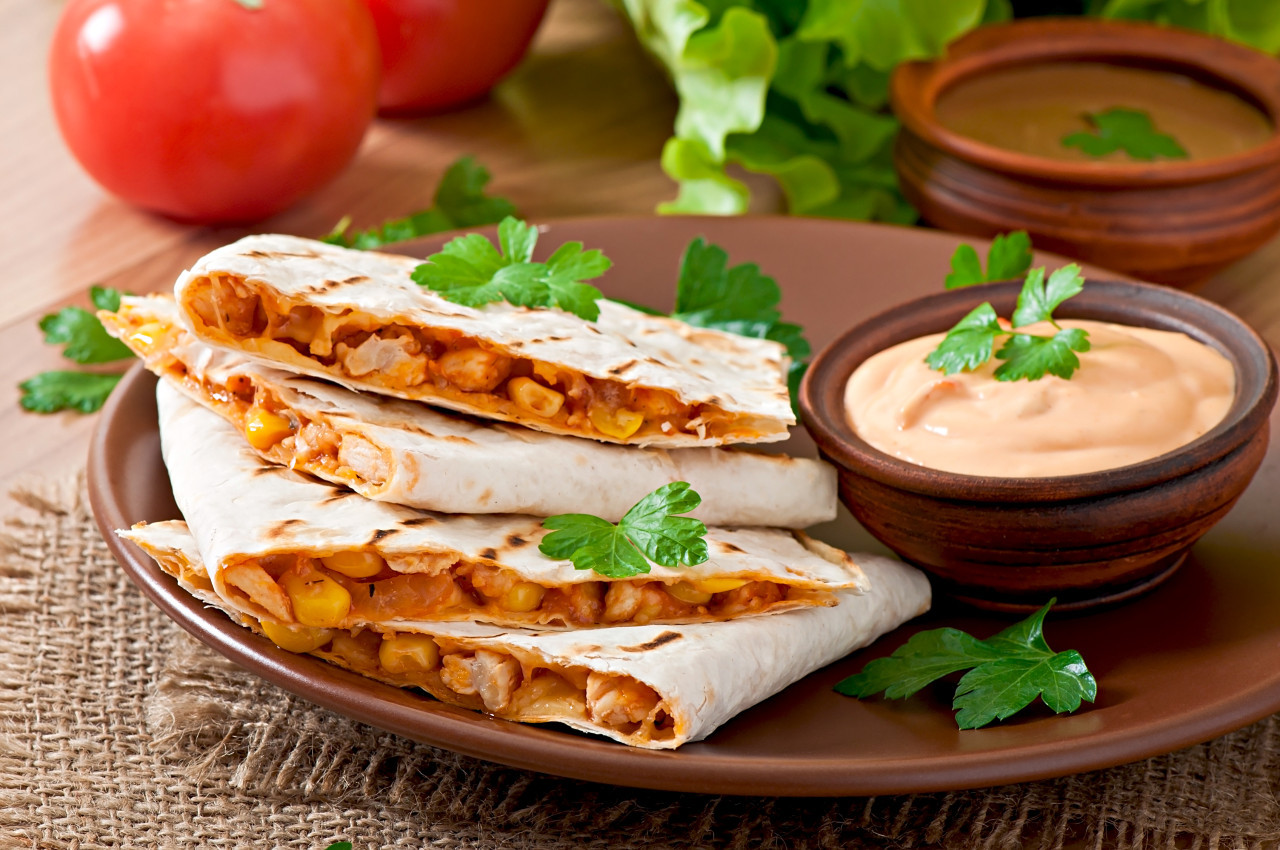 Quesadilla, comida. Foto: Freepik