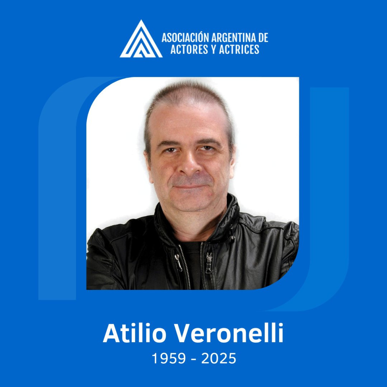 Atilio Veronelli. Foto: Asociación Argentina de Actores y Actrices