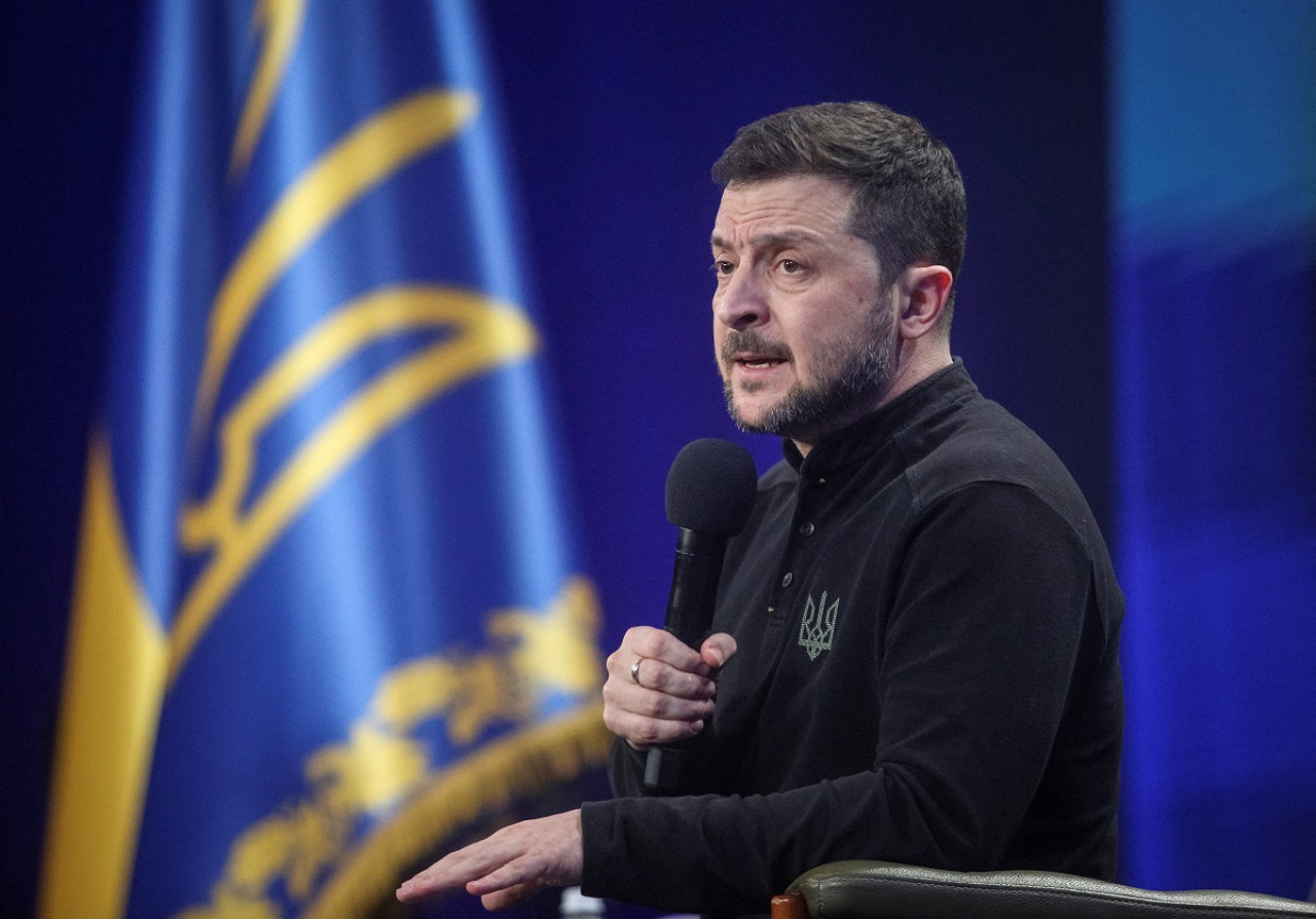 Volodímir Zelenski, presidente de Ucrania. Foto: Reuters (Anatolii Stepanov)