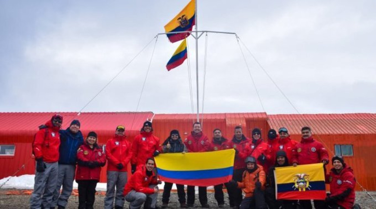 Colombia fortalece su presencia en la Antártida. Foto X @AntartidaMaps