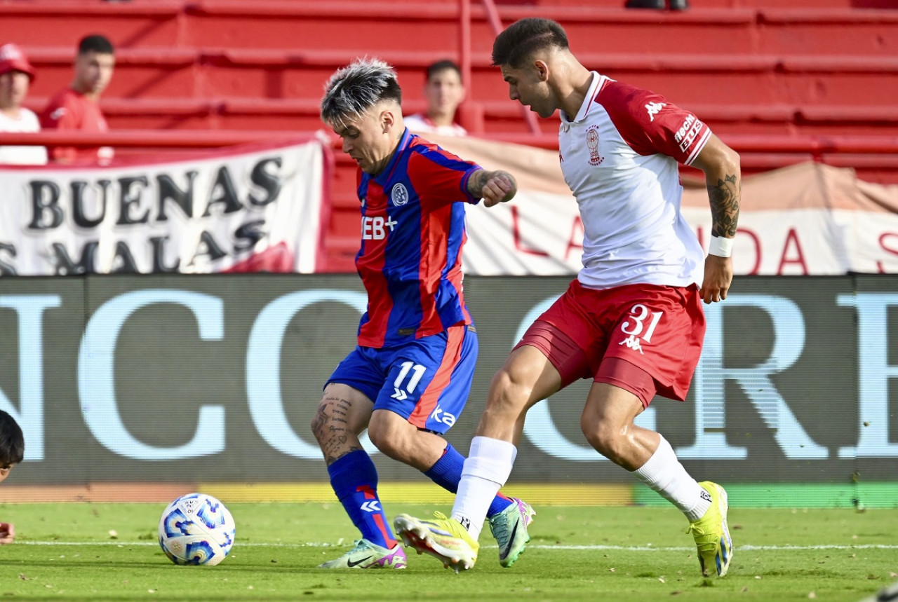 Matías Reali; Huracán vs. San Lorenzo. Foto: NA (Juan Foglia)