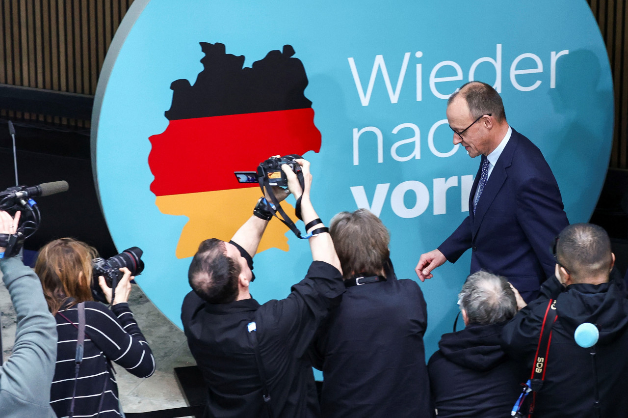 Friedrich Merz, canciller de Alemania. Foto: Reuters/Liesa Johannssen.