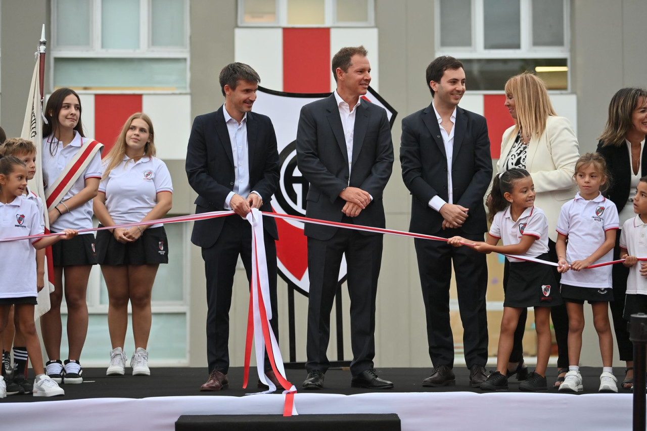 River inauguró el nuevo edificio del Colegio River. Foto: River Plate