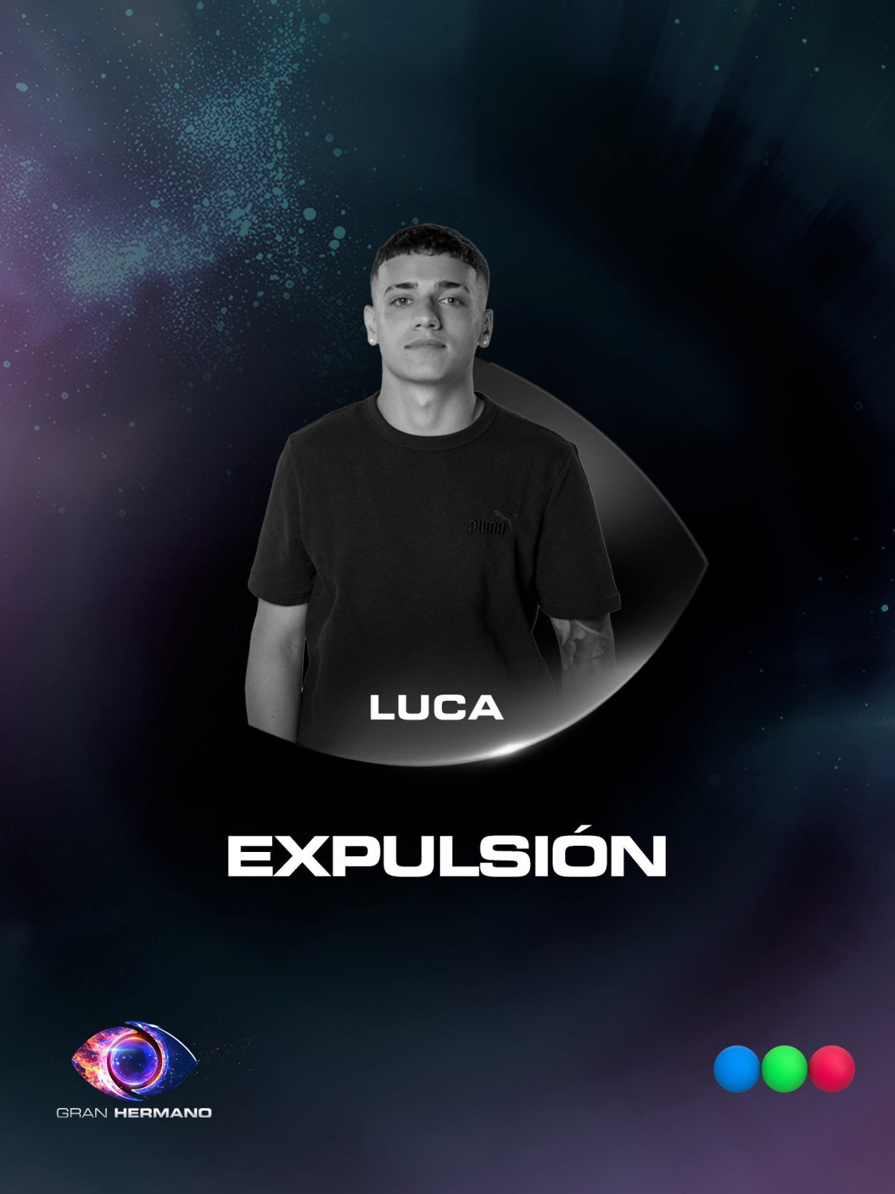 Luca fue expulsado de Gran Hermano. Foto: x GranHermanoAr.