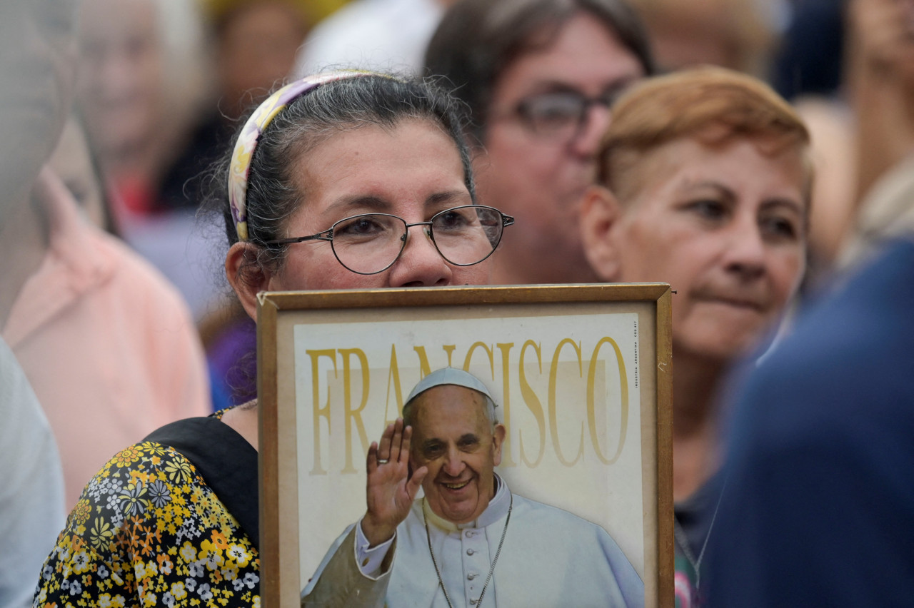 Salud del papa Francisco. Foto: Reuters/Martin Cossarini.