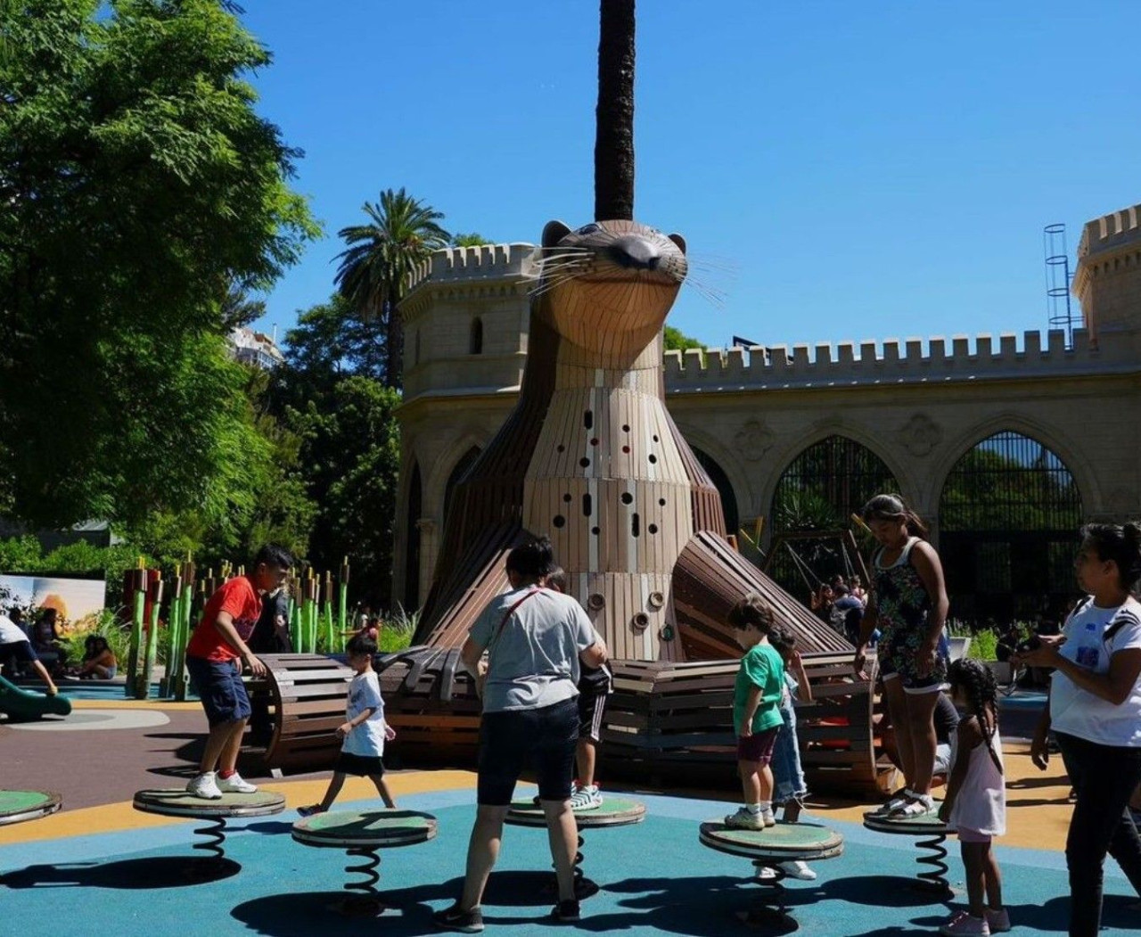 Plaza nutria en el Ecoparque. Foto: GCBA