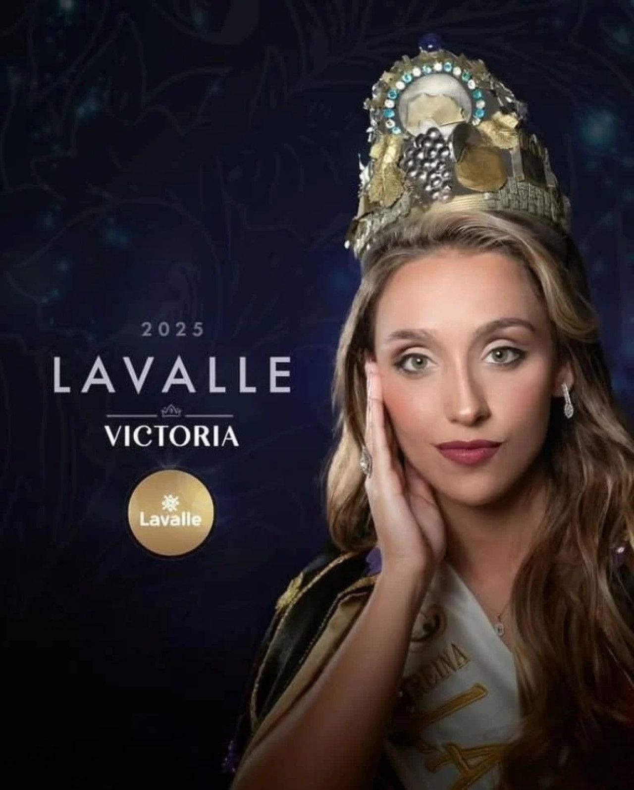 Candidatas a Reina Nacional en la Fiesta de la Vendimia 2025: Victoria Herrera de Lavalle