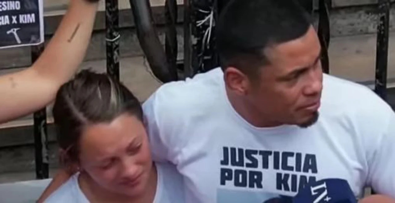 Los padres de Kim Gómez piden justicia. Foto NA