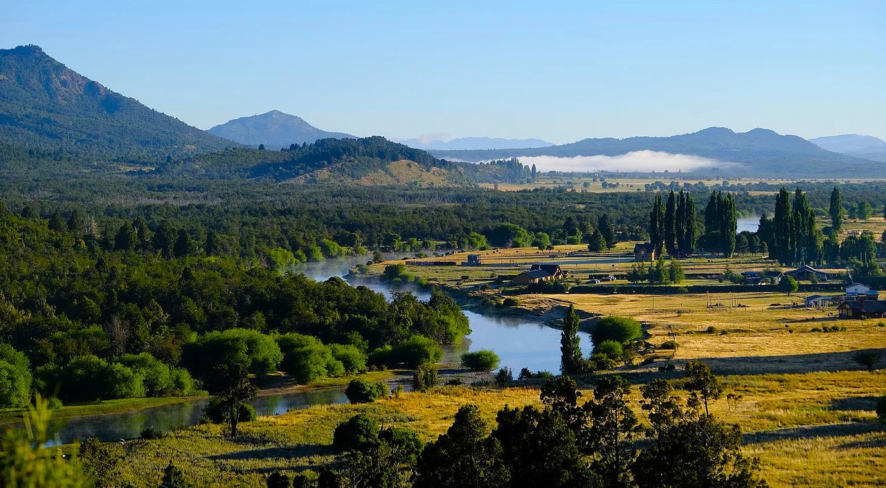 Villa Lago Rivadavia. Foto NA